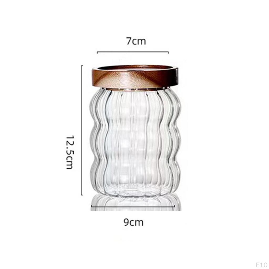 Elegant Glass Food Storage Container Set for Pantry Organization