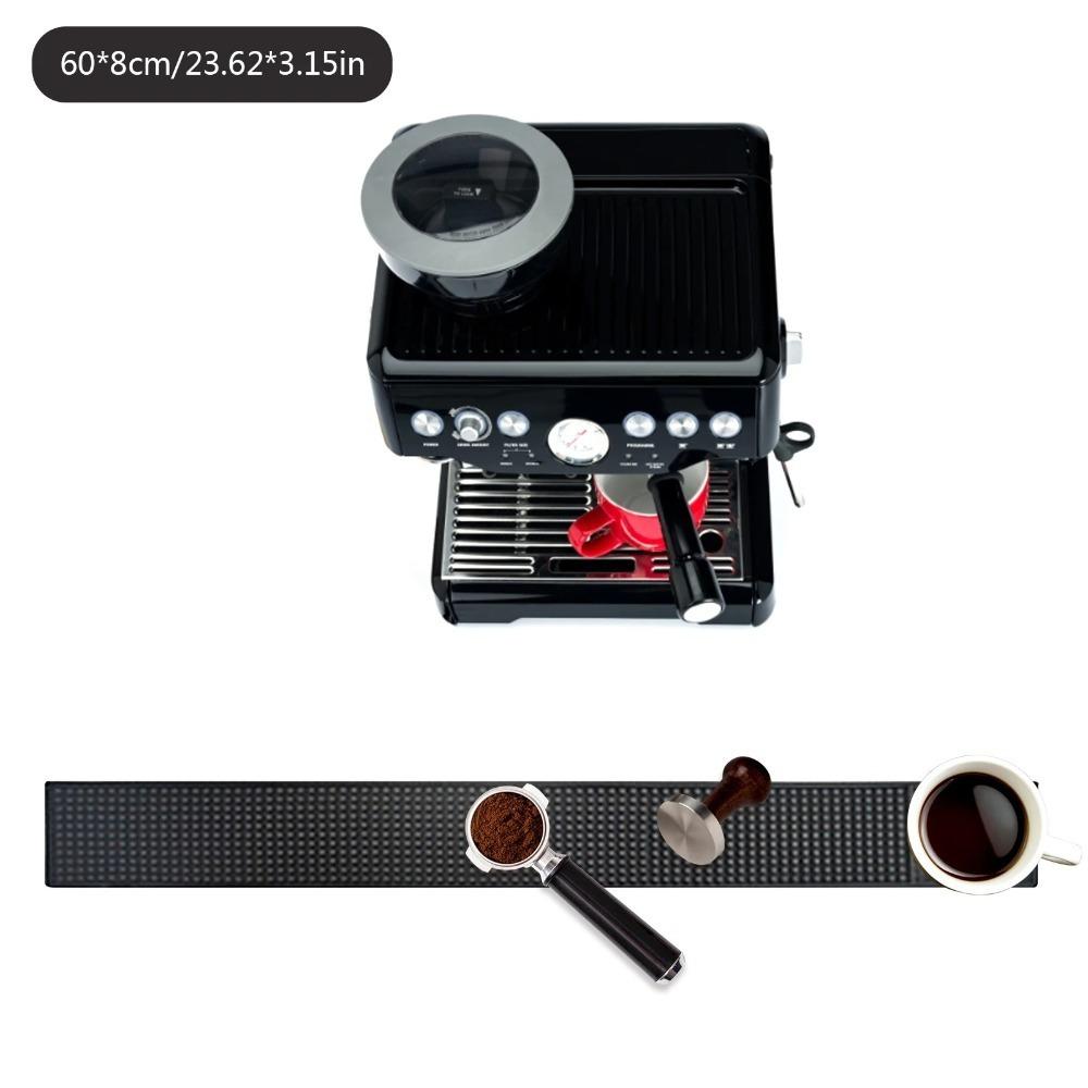 Soft Glue PVC Drain Mat Waterproof Silicone Dining Mat Tableware Cup Coasters  Cocktail Bartender