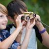 4X30 Binoculars for Kids Toy Binoculars Night Vision Scope Telescope with Pop-up Light Zoom Binoculars Children Binoculars