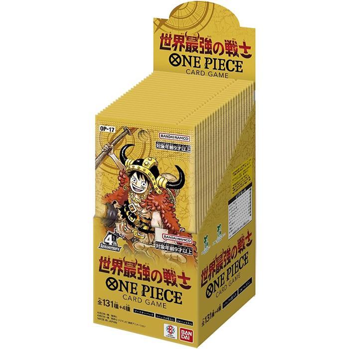 One Piece Card Worlds Strongest Warrior Booster Pack OP-17 Box Product Unopened Item