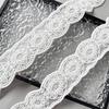 5.5Cm White Handmade Beads Ethnic Style Strand Line Barcode Clothing Cuffs Neckline Belt Decorative Lace