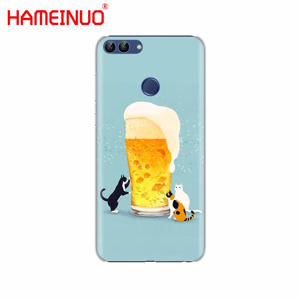 HAMEINUO Beer Summer Cocktai Food Cover phone Case for Huawei NOVA 2 2S 3e PLUS LITE p smart 2018 enjoy 7s mate 7 8 9 10 pro