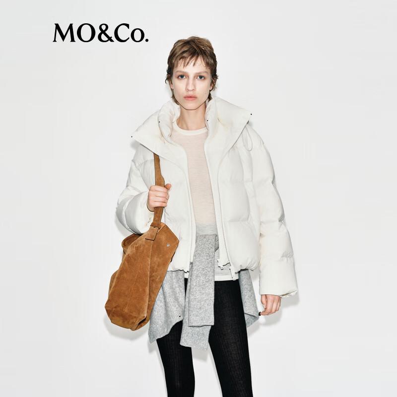 MO&Co. Women's Loose Fit Stand Collar Down Jacket