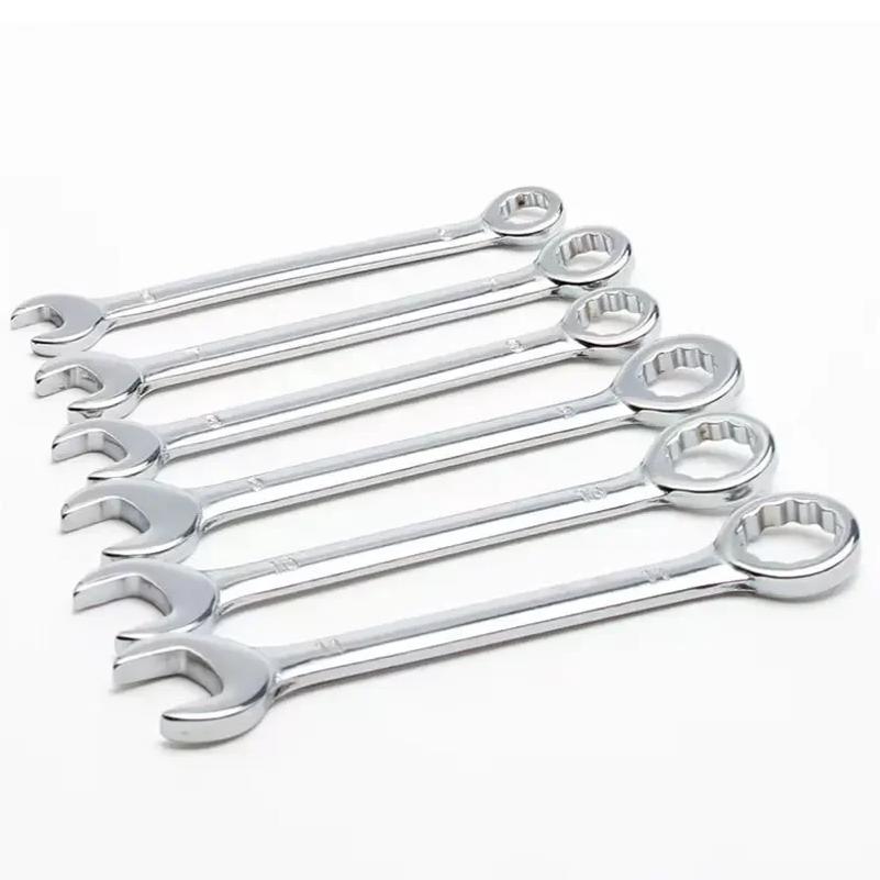 10-Piece Mini Metric Spanner Set – 4-11mm Wrench Opening, Blue, Explosion-Proof, Key Ring-Attached Pocket Hand Tools