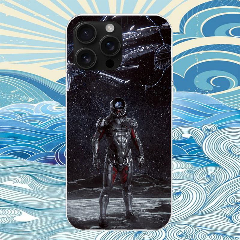 N7 Mass Effect Phone Case For iPhone 11 12 13 Mini 14 15 Plus 17 Air 16 Pro Max 16E 7 8 SE 2020 Customized Print Cover For iPhon
