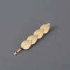 2PCS Metal Vintage Hair Pin Clip for Women Gold Color Leaf Temperament Retro Bangs Edge Clip Alloy Barrettes