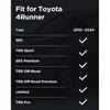 CarQiWireless 2024 Upgrades Kabelloses Ladegerät/Organizer-Ablage für die Mittelkonsole für Toyota 4runner 2010-2024 2023, kabelloses Telefon-Ladepad für Toyota