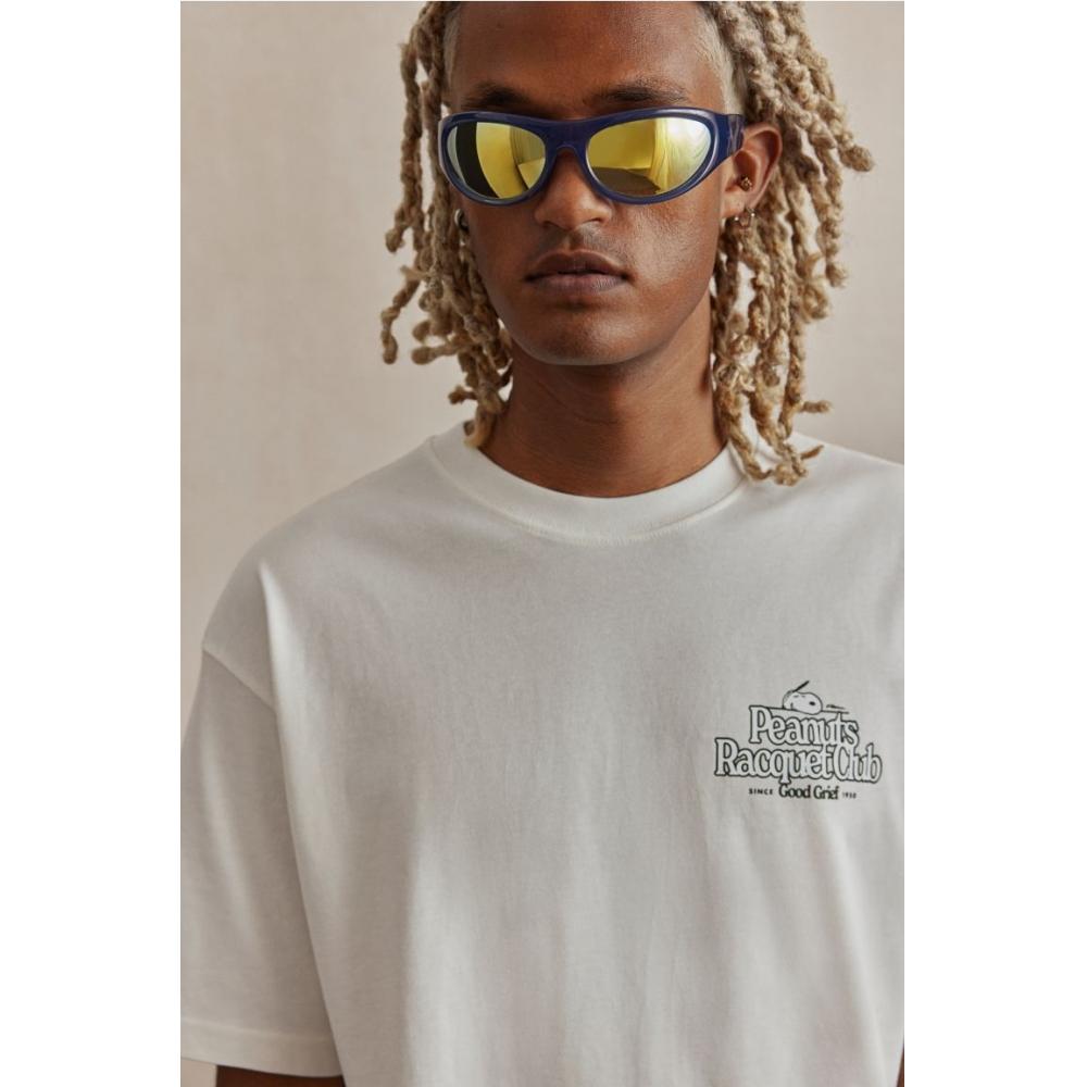 

Футболка свободного покроя HM белая Snoopy XL