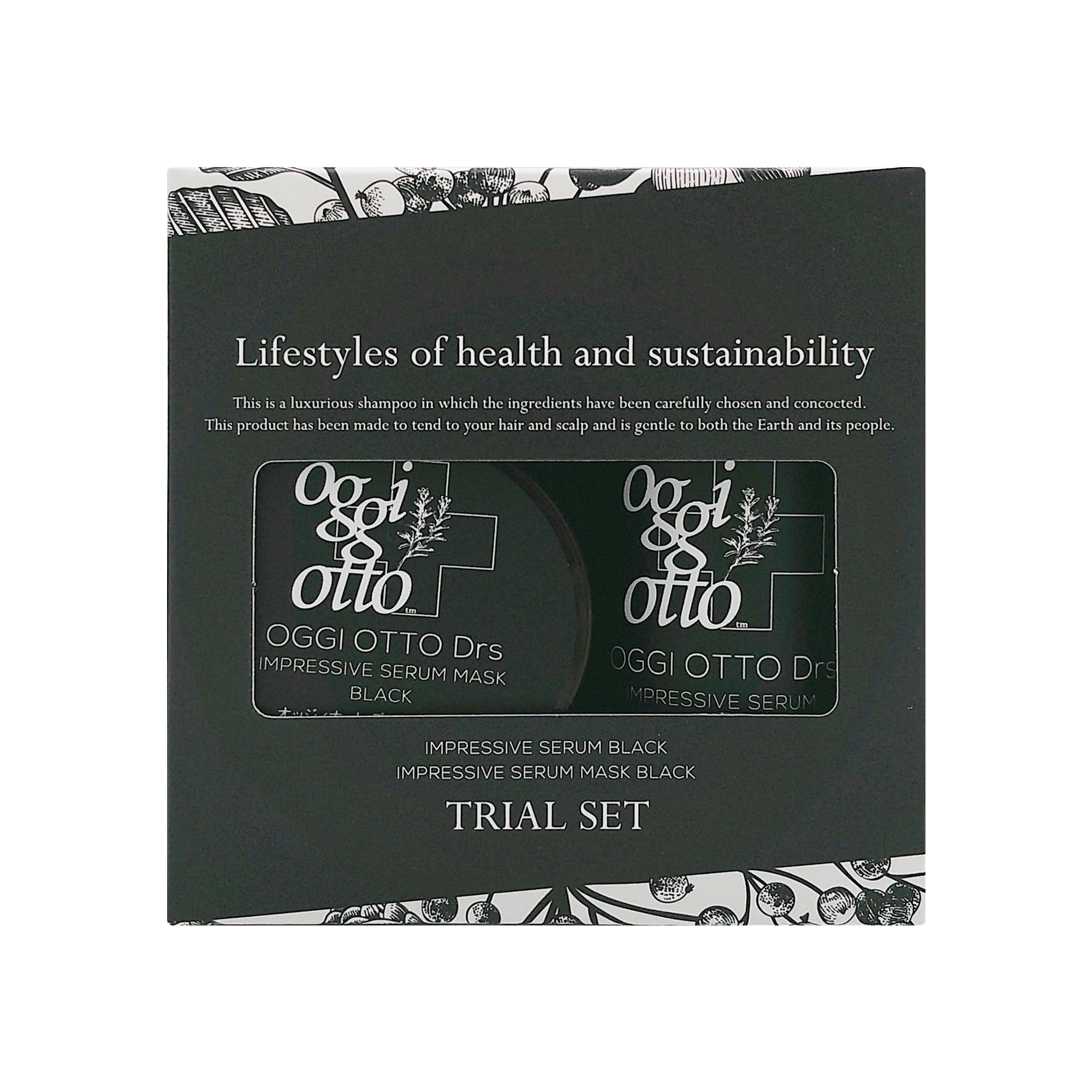

oggi otto Drs Trial Set Impressive Serum Mask Black Hair Treatment (Черный и черный)