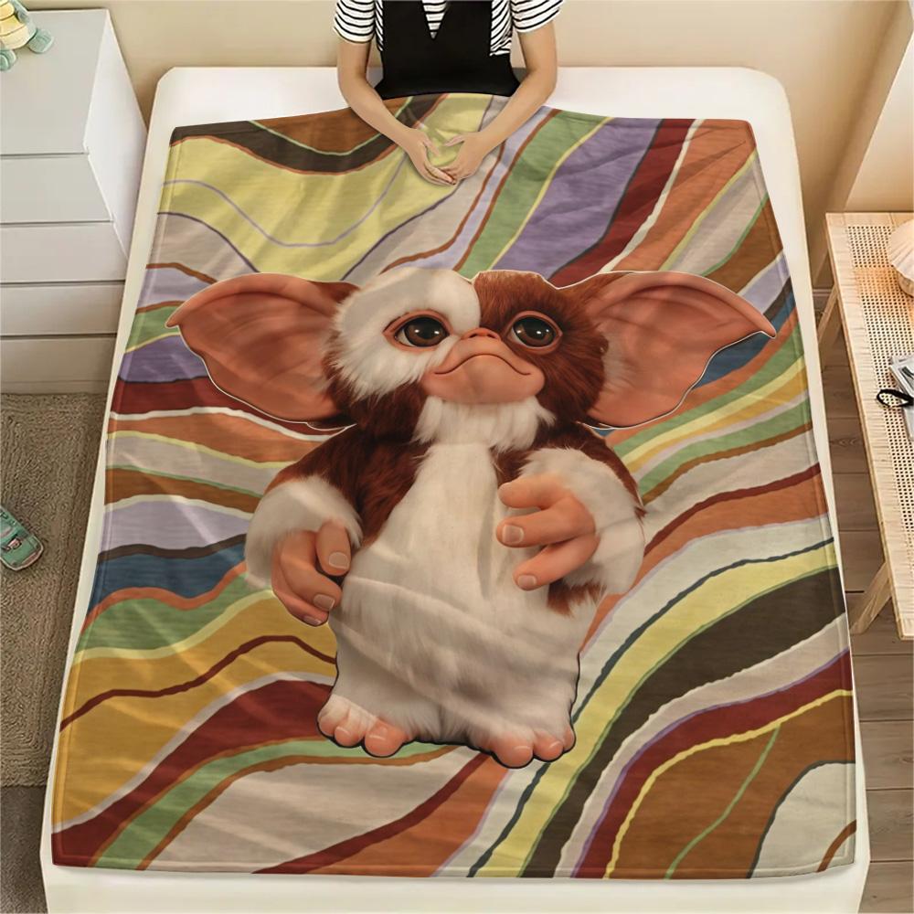 Gremlins Flannel Blanket, High quality Comfortable for All Seasons, Home Decor, Warmth and Comfort