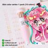 LANGUO 146/10 Colors Ballpoint Pen 0.8mm Cartoon Soft Grip Press for Drawing Multicolor Writing Pen Office School Supplies
