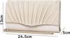 [SUNSPOT] Party Bag, Large Clutch Bag for Weddings, After-Parties, Graduations, Entrance Ceremonies, Coming-of-Age Ceremonies, and Parties (Champagne