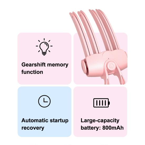 Cordless Volume Clip for Hair 2Pcs Heated Clip, Electric Root Volumizer Crimper, 3 Minute Lifting Portable Comb Flat Hair, Dual