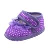 Newborn Infant Baby Dot Lace Girls Soft Sole Prewalker Warm Casual Flats Shoes