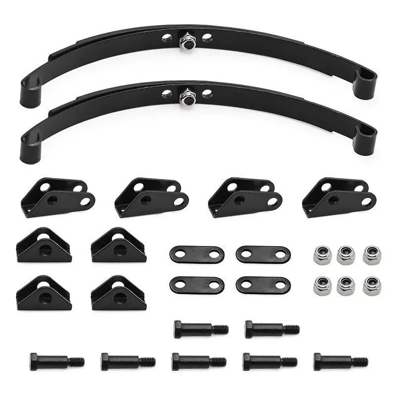 Steel Leaf Spring Suspension Bar Set for 1/14 Tamiya Tractor Truck Trailer Cargo Tow Upgrade Parts