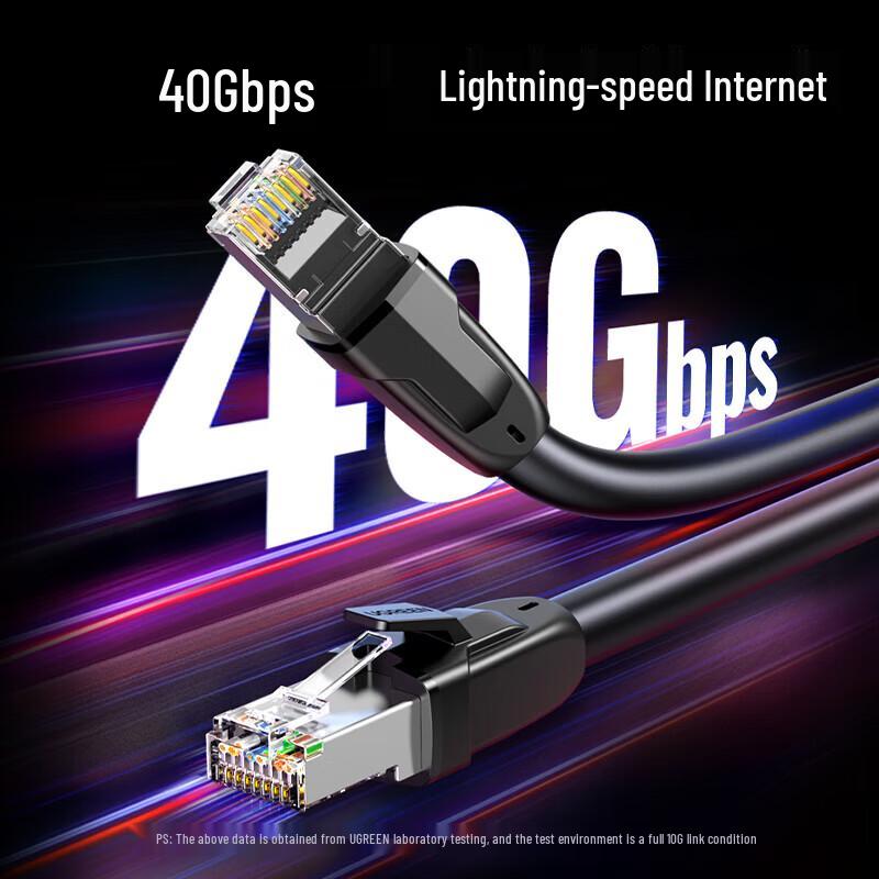 Ugreen Cat8 Ethernet Cable - 10 Gigabit, Pure Copper