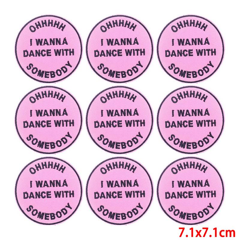 10 Pcs/lot Wholesale Embroidery Patch Iron On Patches For Clothing Patches On Clothes Jackets Decor Applique Sew Supplies