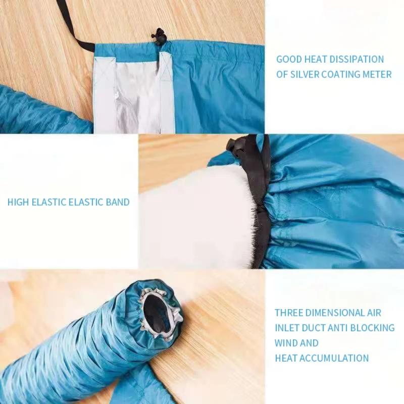 Folding Dog Hair Dryer Portable Pet Drying Bag Efficient Dogs Hair Dryers Blow Bag Cat Dryer Winter Pets Cleaning Accessories Fo