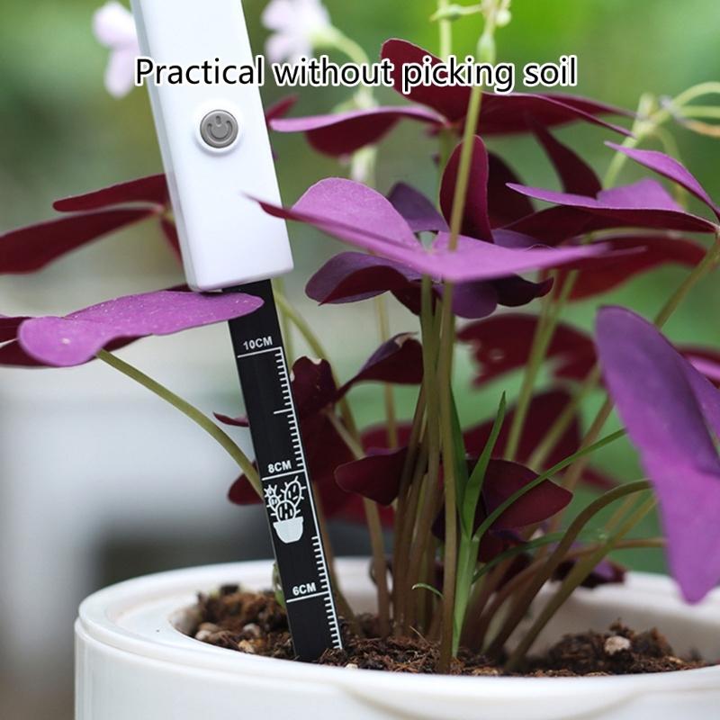 Plant Soil Moisture Sensor  3 Color Indicator Light Water Shortage Reminder Soil Moisture Indoor Outdoor Plant