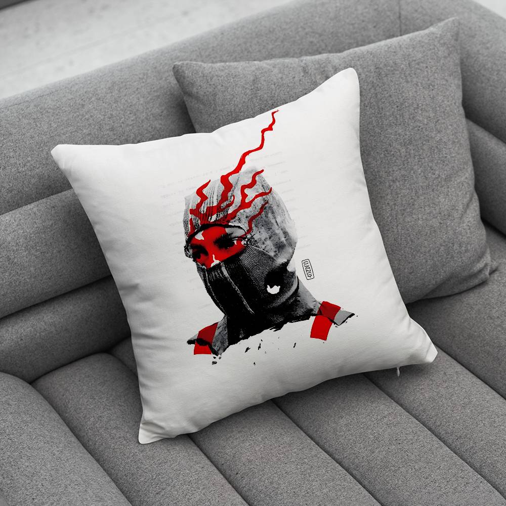 TTwenty One PPilots Clancy Blurryface Pillow Case Sofa Living Room Bedroom Headboard Backrest Cushion Square Cushion Nap Time