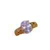 Classic design Trendy Simple Style Purple Gemstone Ring Light Luxury Exquisite Rings for women Party Wedding Fine Jewelry