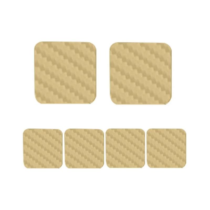 1 Set For Steam Deck Host Button Touchpad Stickers Red Blue Pink Black White Gold Wear-resistant Anti-scratch Protection Sticker