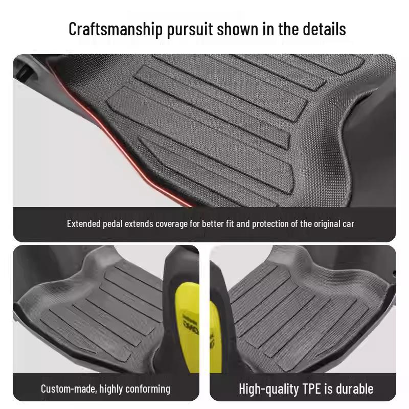 Ninebot Electric Scooter TPE Floor Mats - Full Coverage, Thickened for M95C, N370, F90, N85C, Q80C Models