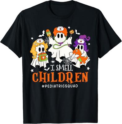 I Smell Children Funny Witch Halloween Pediatrics Nurse T-Shirt Unisex T-Shirt
