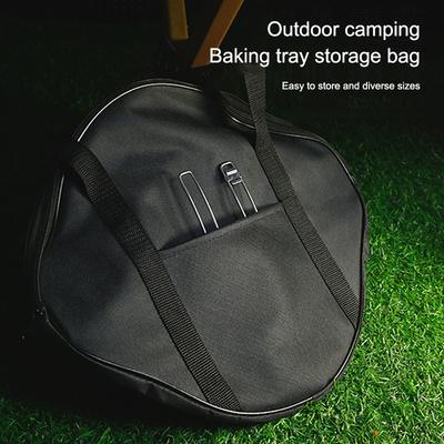 600D Oxford Grillpan Opbergtas Draagtas Waterdichte Grillpan Tas Koekenpan Tas Buiten BBQ Gereedschap Voor Keuken