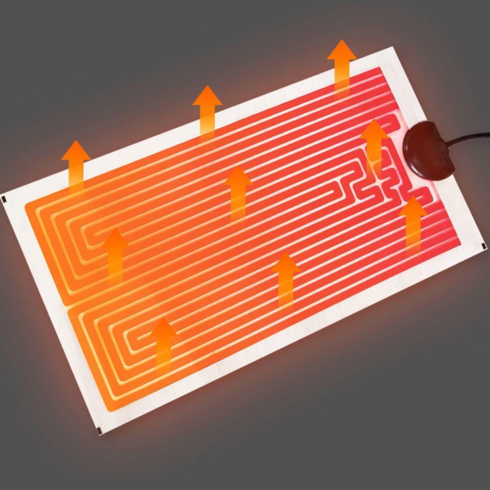 Silicone Climbing Pet Heating Pad EU Plug Raptile Heating Mat  For Turtle/Snakes/Spiders/Lizard