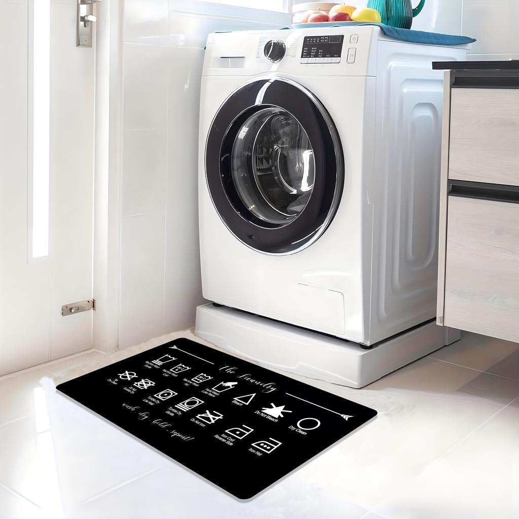 Cartoon Animation Soft Laundry Room Carpet Washing Machine Floor Mat Rug For Bedroom Living Room Carpet Doormat Home Dec
