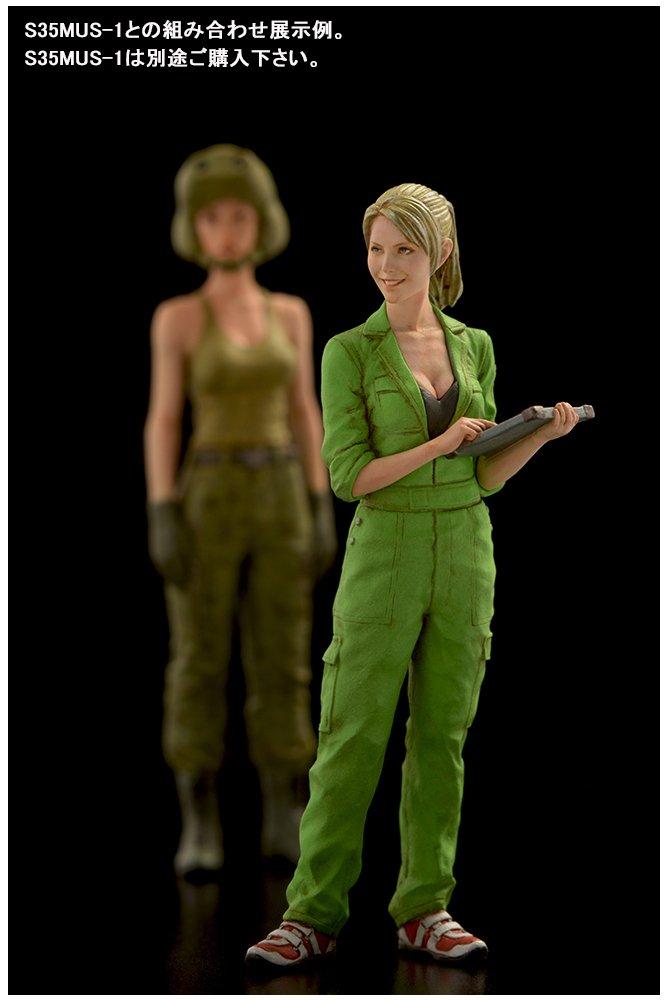 Brick Works Maschinen Krieger Female Mechanic Martina Technician Fortissimo Scale Resin Cast Assembly Kit Approximately 47mm Tall (B) 1/35 S35MUS-2f