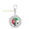Classic Dubai City Travel Keychains Dxb Airport Tickets Key Chain Ring for Bag Hero Pendant Keyring Jewelry Fans Gifts