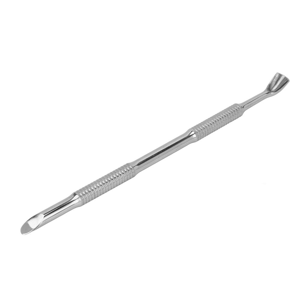 Cuticle Pusher Dual Sided Stainless Steel Slip Resistant Manicure Pedicure Cuticle Remover Tool