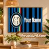 Custom Name Inter Milan 5D Diamond Painting Personalized Full Drill Diamond Art Kit Gift