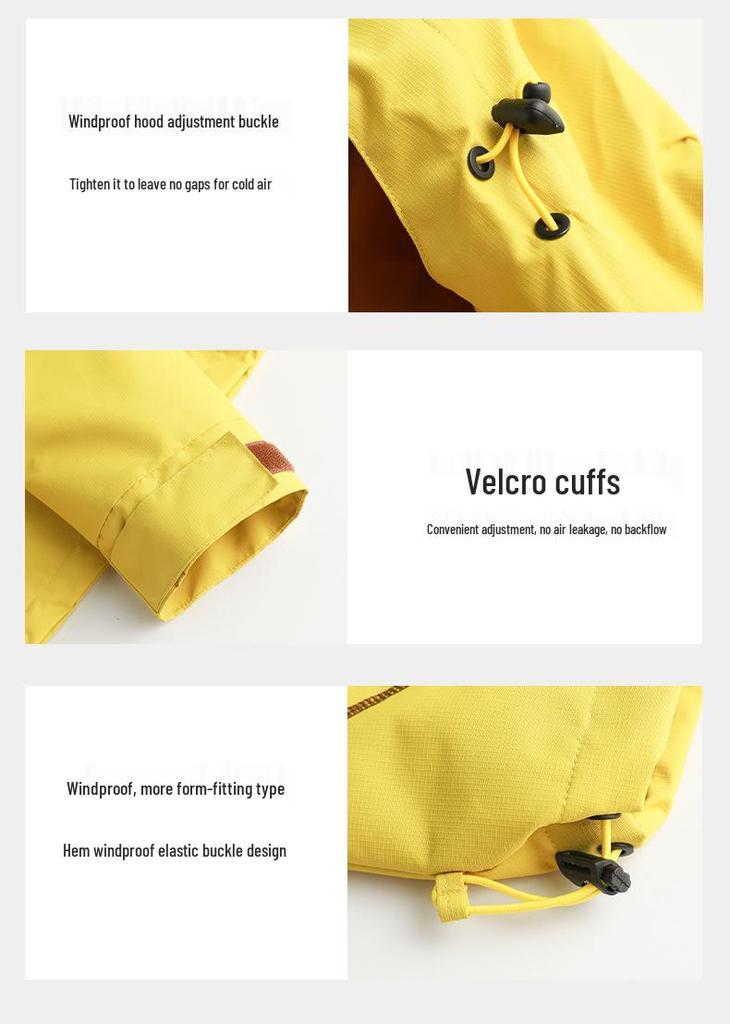 Men's Windproof Waterproof Jacket - 2026 Spring/Autumn Short Stylish Outerwear for Women Petite Mountaineering