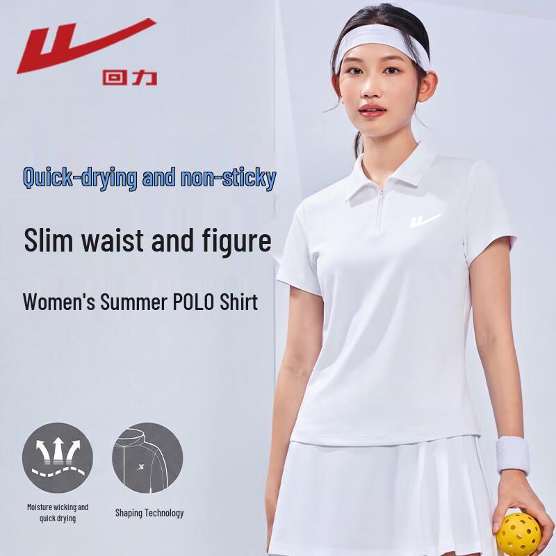Warrior Women s Pleated Polo Short Sleeve T-Shirt S