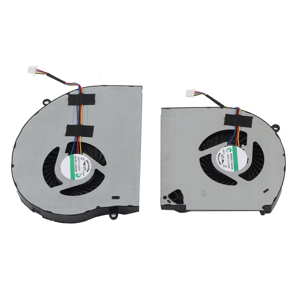 Laptop Cooling Fan 4‑Pin Computer Accessories for Dell Alienware 17 R4 R5 P31E ALW17C