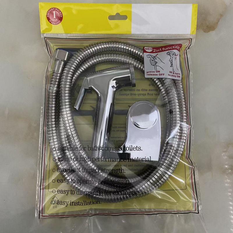 Set pulverizator bideu pentru baie de femei: Buton Booster pentru WC și Cap de Duș Mic
