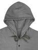 2024 Men's Solid Color Cotton-Linen Hooded Long-Sleeve T-Shirt for Spring & Summer