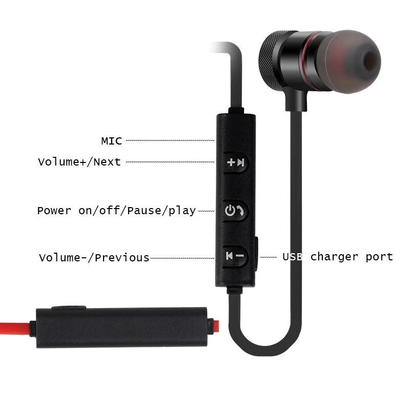 XT-11 Kabelloses Bluetooth-Headset V4.2 Magnetischer Sport-Stereo-Headset zum Umhängen am Hals