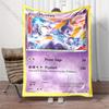 1PC Pokemon Cards Mewtwo Print Blanket Children Adult Blanket Soft and Warm Bedding for Home Sofa Outdoor Travel Cover Blanket