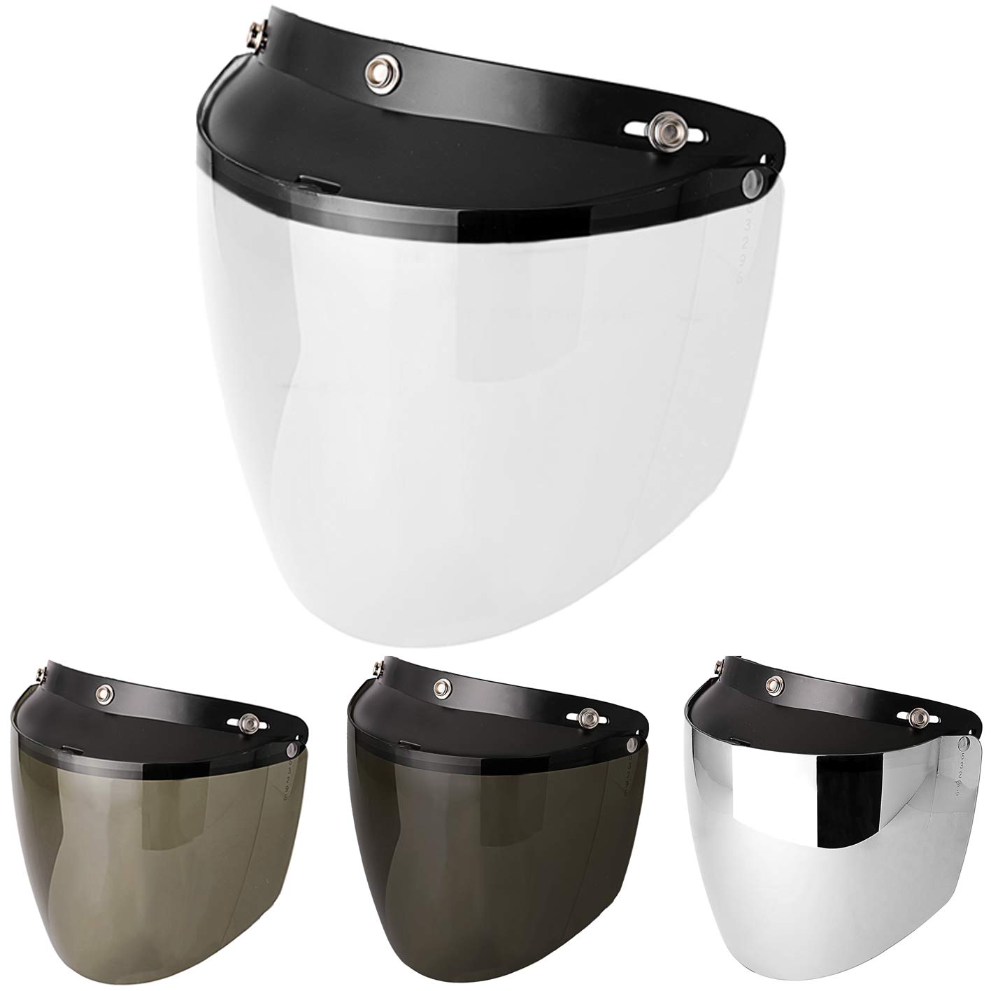 

Chern Yueh 3 Snap Motorcycle Universal Helmet Visor (Clear)