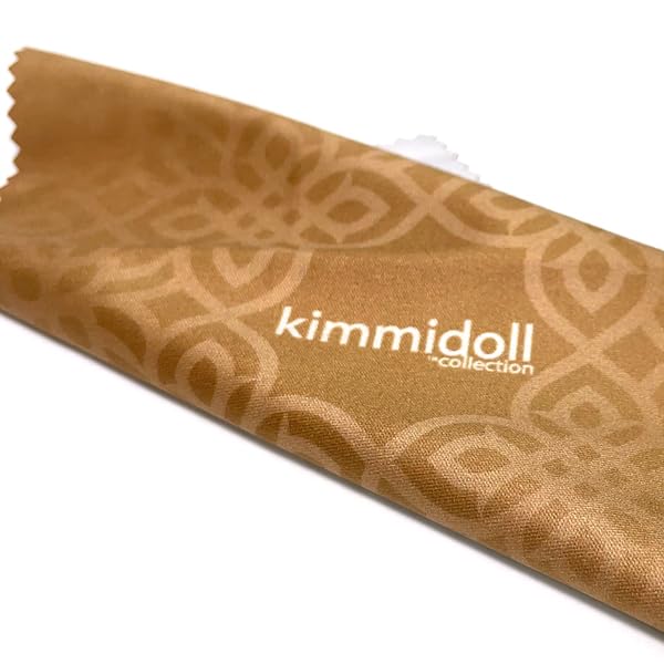 Kimmidoll Brillenetui mit Reinigungs-Kokeshi-Puppe Tuch, (HANA)