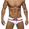 Men's Looped Swim Briefs Sexy Low Waist  Bikini Swimsuit  M-2XL Yellow