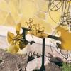 Metal Wind Spinner Metal Drummer Windmill Statue Decorative Wind Power Rock Art Statue for Garden Yard Patio Lawn Porch Backyard