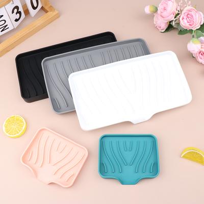 Portaspugna da Cucina in Silicone Porta Sapone Porta Sapone Autodrenante Antiscivolo Portaoggetti Scaffale Accessori da Bagno