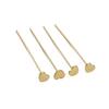 Copper Love Butterfly Five Pointed Star T-shaped Needle Pin For DIY Jewelry Making Craft Accessories