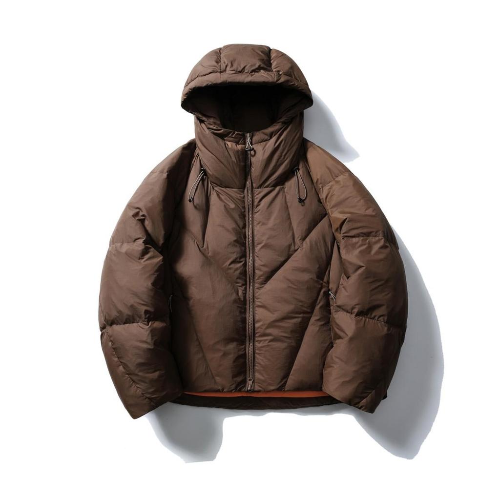 RUIIENRS X Black Armada 2025 Winter Raglan Sleeve Hooded Down Jacket MY6603