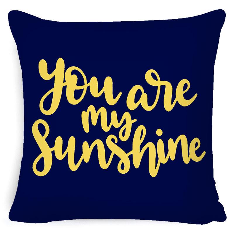 Pillow Cover Ins Style Daisy Summer Nordic Home Decoration Bedside Cushion Core Cover Linen